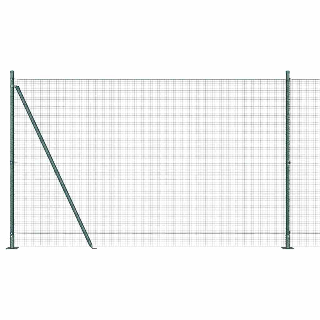 Zavareno žičano ogradno mreža s betonskom podlogom 50 x 1,4 m