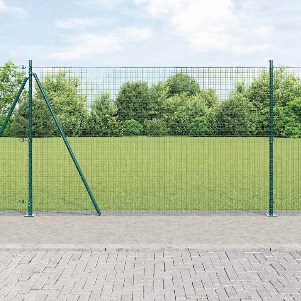 Zavareno žičano ogradno mreža s betonskom podlogom 50 x 1,5 m