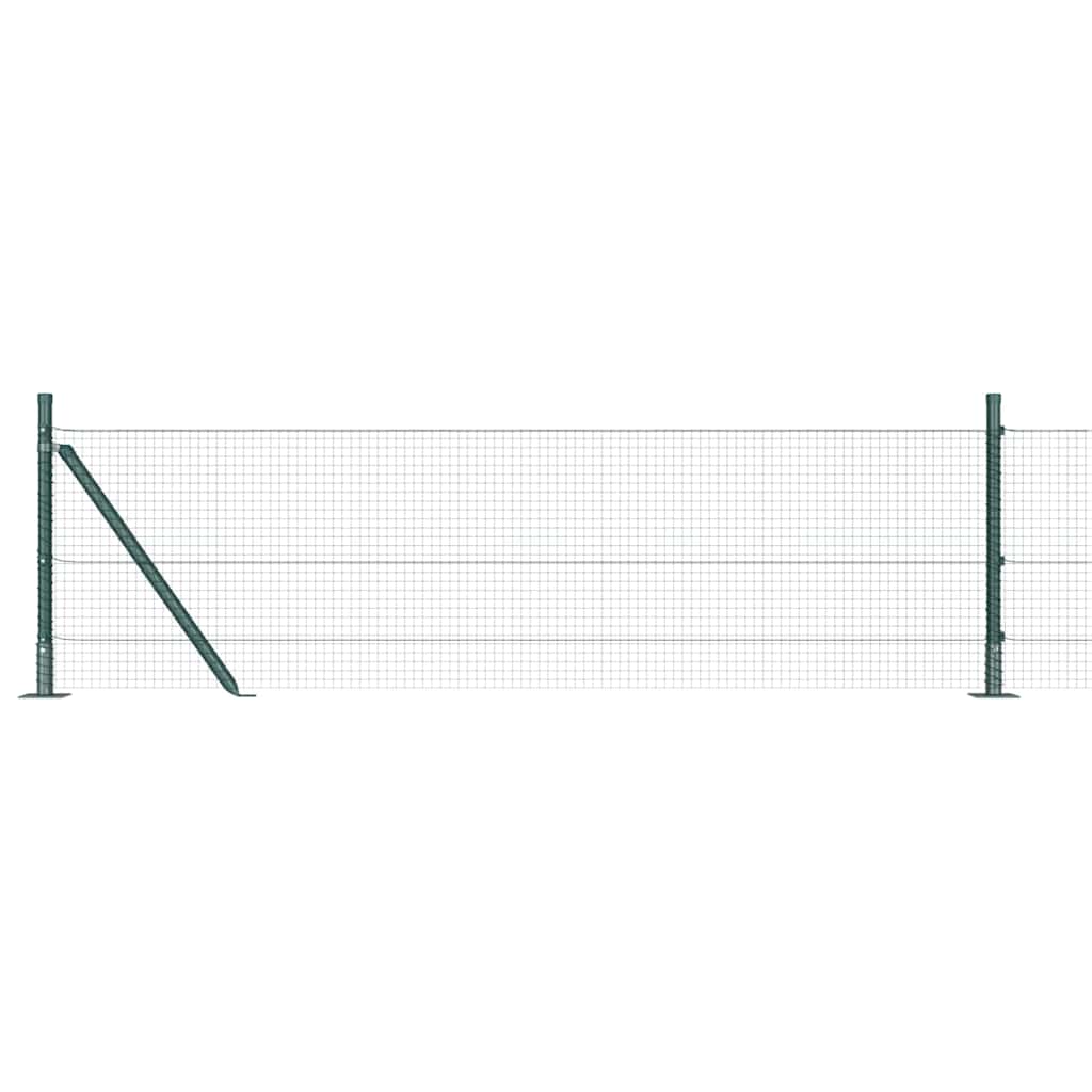 Zavareno žičano ogradno mreža s betonskom podlogom 100 x 0,4 m