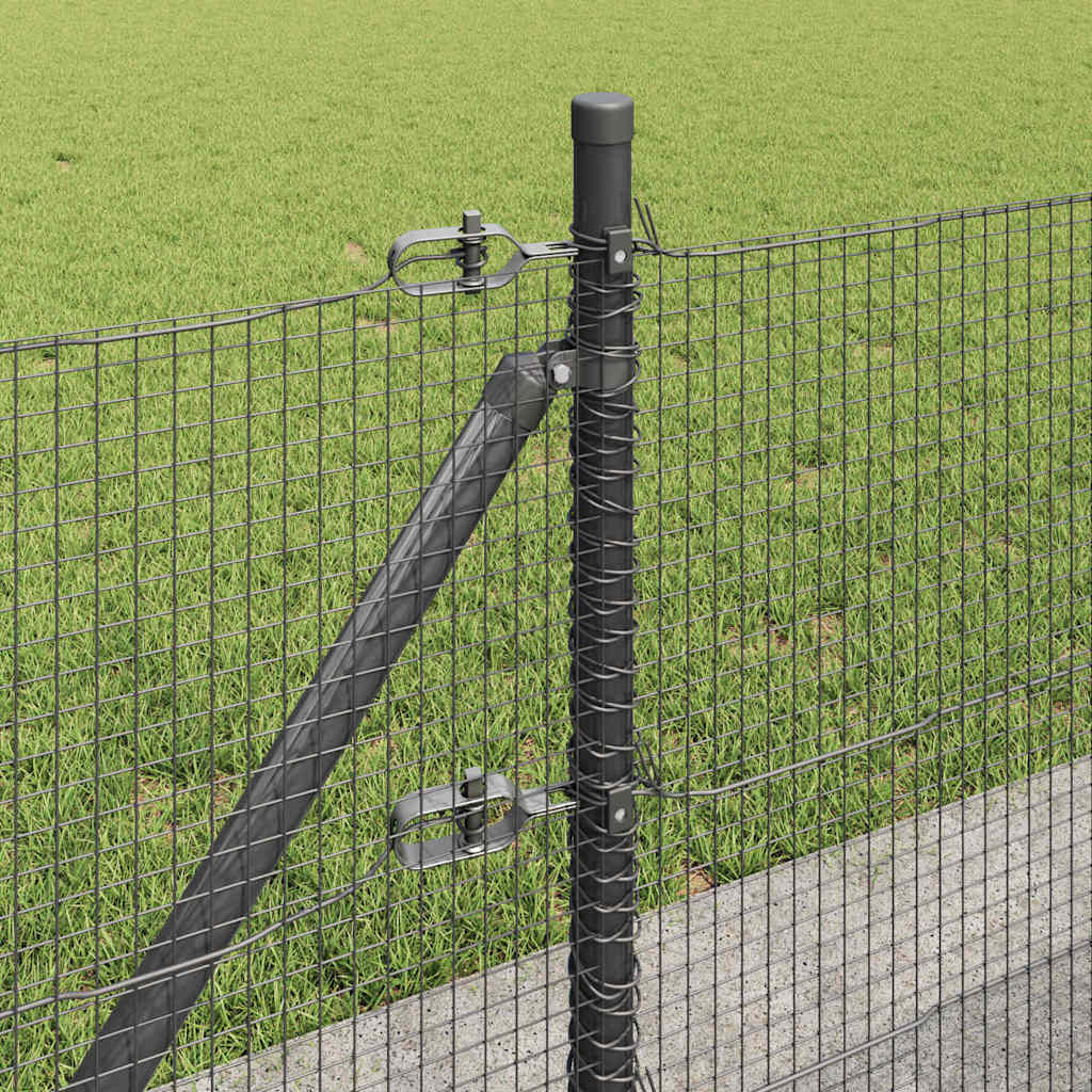 Zavareno žičano ogradno mreža s betonskom podlogom 10 x 0,4 m