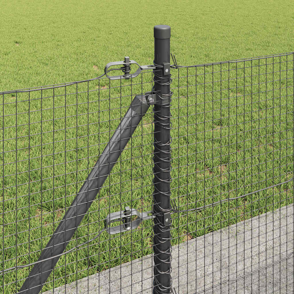 Zavareno žičano ogradno mreža s betonskom podlogom 10 x 0,5 m
