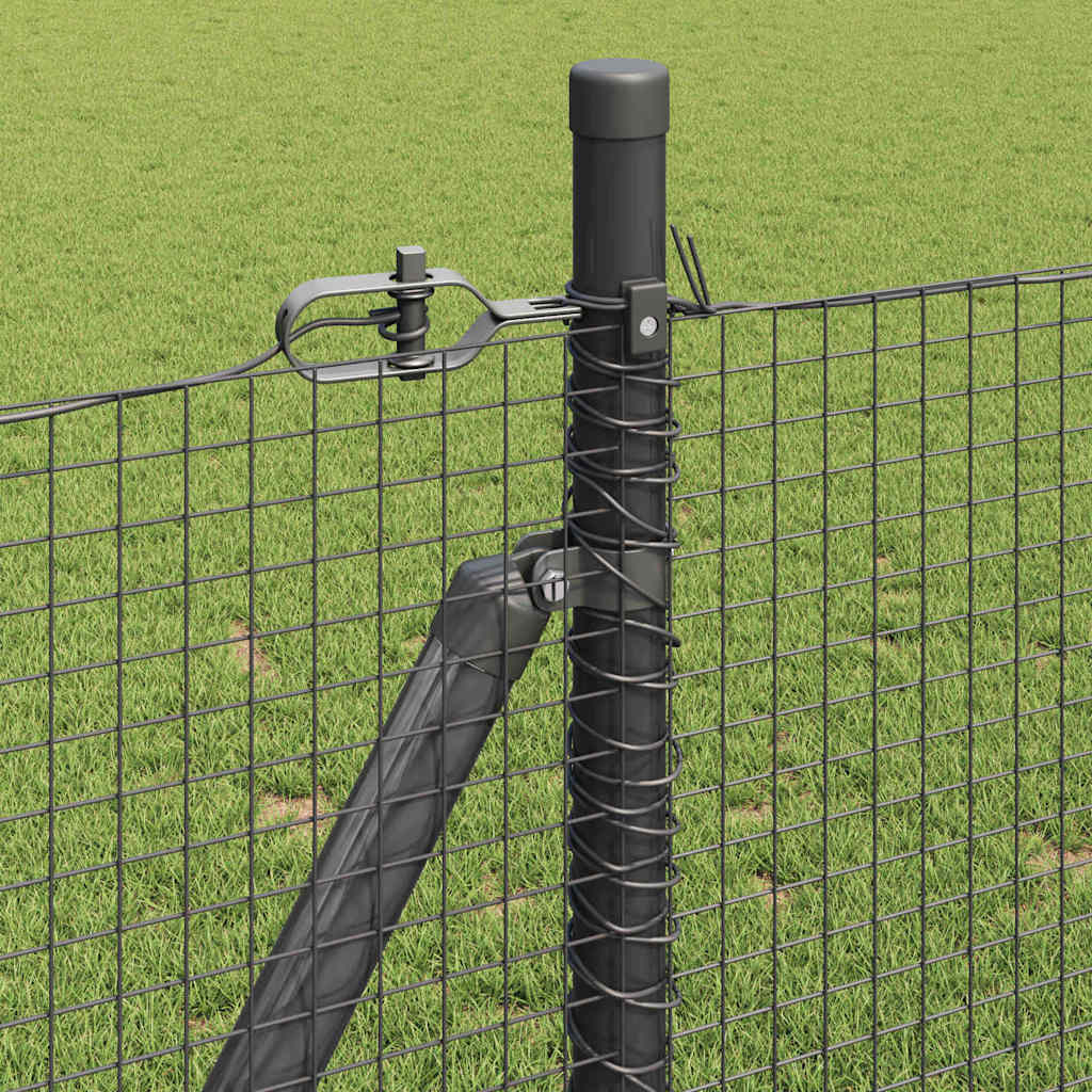 Zavareno žičano ogradno mreža s betonskom podlogom 10 x 0,8 m