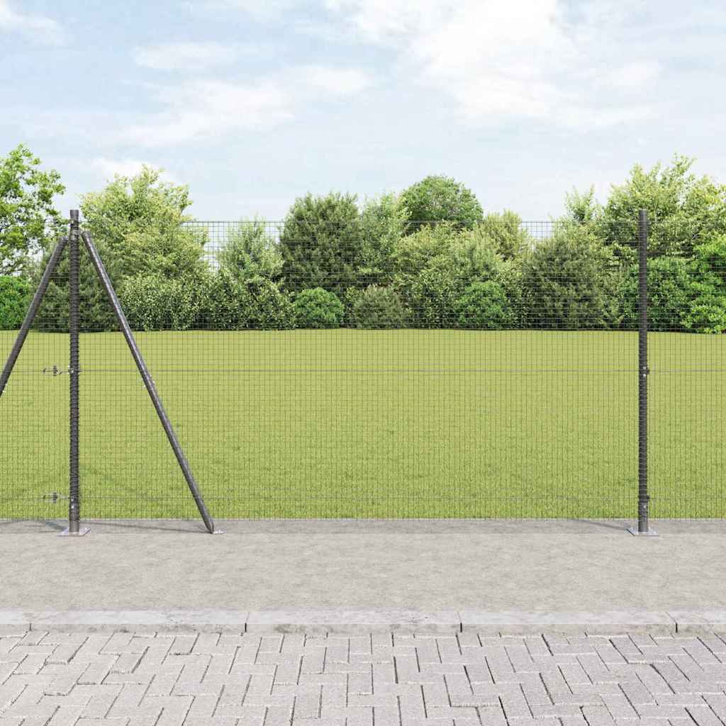 Zavareno žičano ogradno mreža s betonskom podlogom 10 x 1,2 m