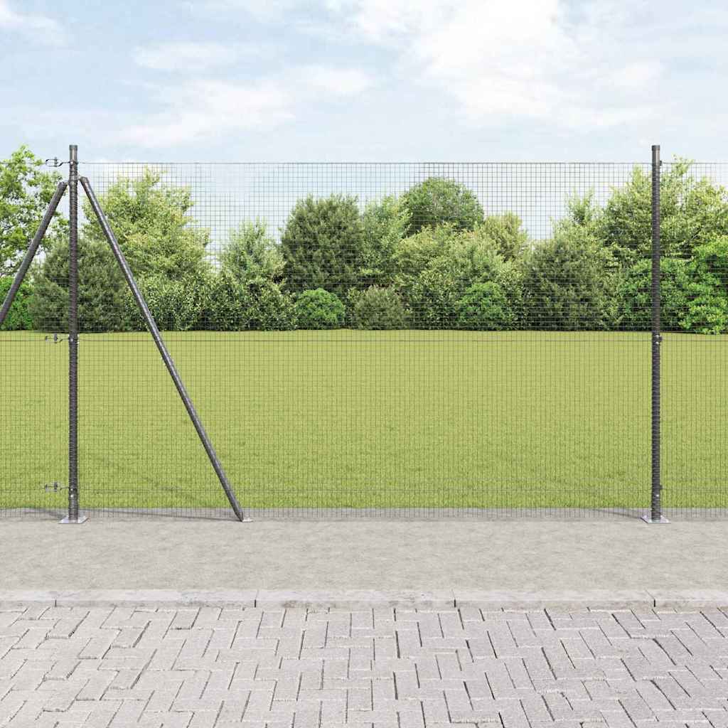 Zavareno žičano ogradno mreža s betonskom podlogom 10 x 1,4 m