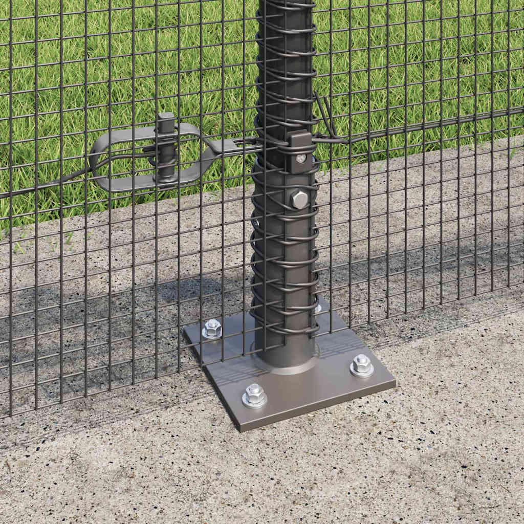 Zavareno žičano ogradno mreža s betonskom podlogom 25 x 0,5 m