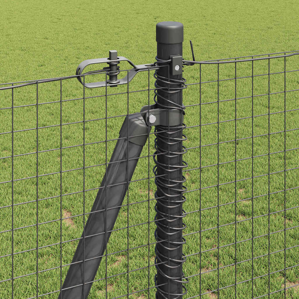 Zavareno žičano ogradno mreža s betonskom podlogom 25 x 1,2 m