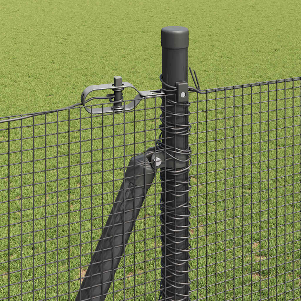 Zavareno žičano ogradno mreža s betonskom podlogom 25 x 1,4 m