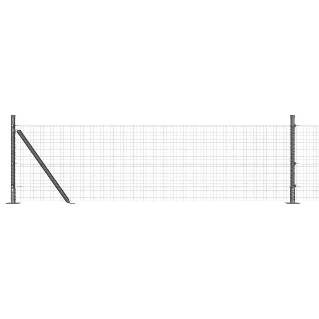 Zavareno žičano ogradno mreža s betonskom podlogom 50 x 0,6 m