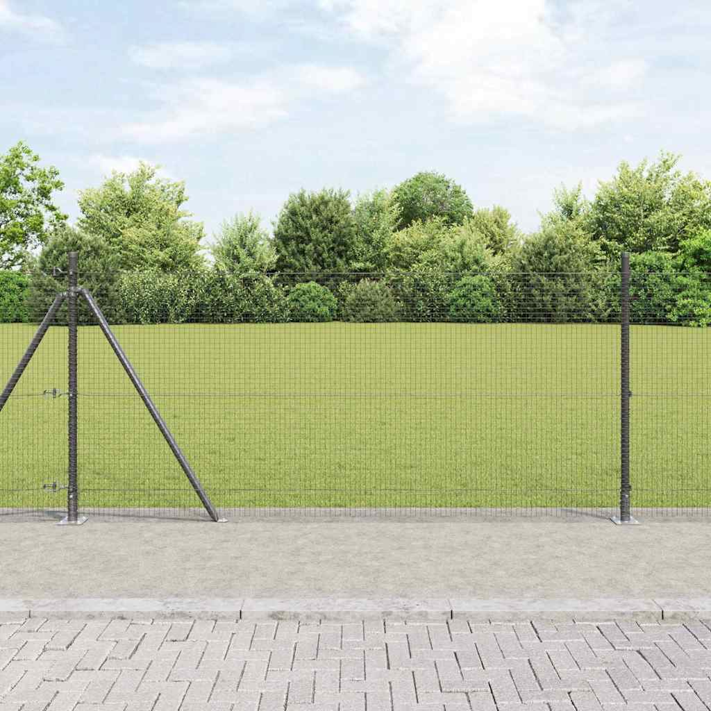 Zavareno žičano ogradno mreža s betonskom podlogom 50 x 0,8 m