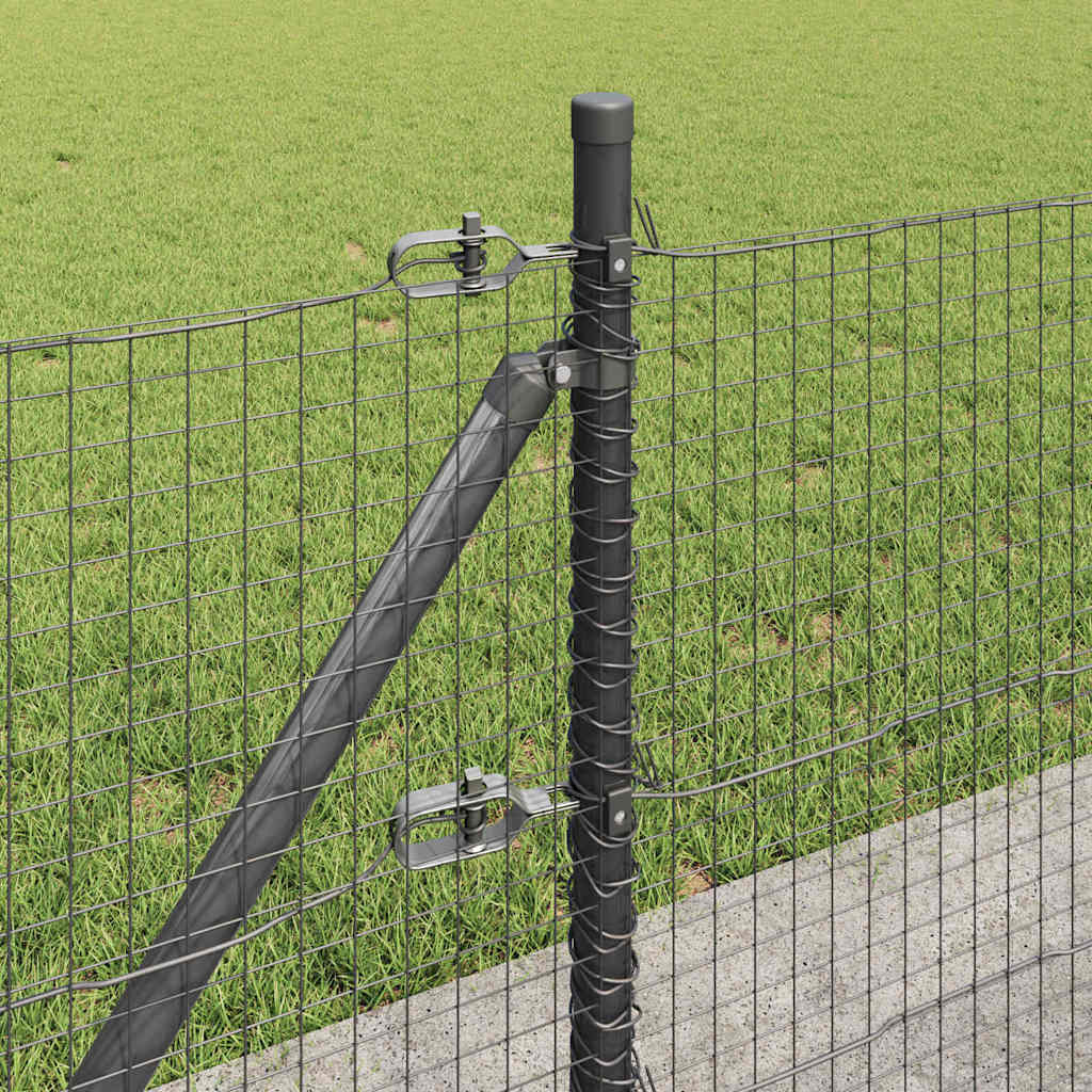 Zavareno žičano ogradno mreža s betonskom podlogom 100 x 0,4 m
