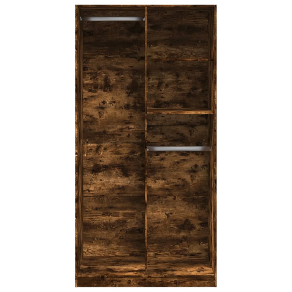 Ormar boja dimljenog hrasta 100 x 50 x 200 cm konstruirano drvo