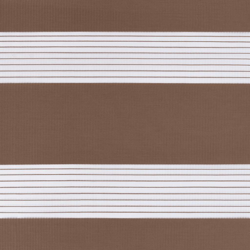 Zebra zavjesa Smeđa 90x100 cm Širina tkanine 85,9 cm Poliester