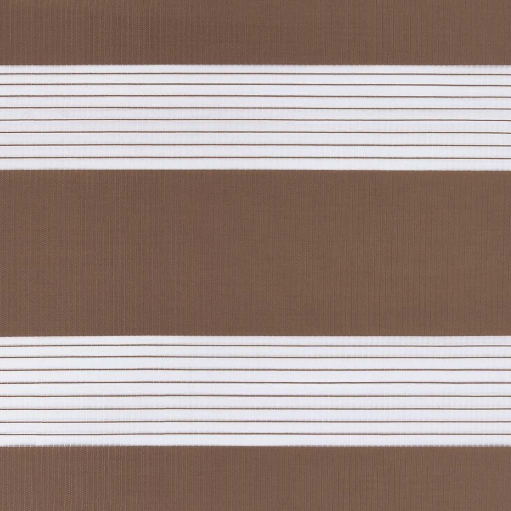 Zebra zavjesa Smeđa 60x200 cm Širina tkanine 55,9 cm Poliester