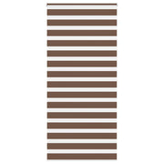 Zebra zavjesa Smeđa 110x200 cm Širina tkanine 105,9 cm Poliester