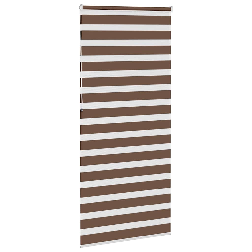 Zebra zavjesa smeđa 105x230 cm širina tkanine 100,9 cm poliester