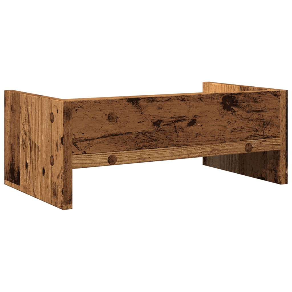 Stalak za monitor boja staro drvo 42x24x16 cm konstruirano drvo