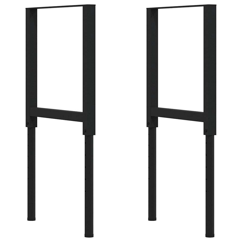 Radni stol tamnosmeđi 80x60x(71,5-98) cm masivno drvo hrast