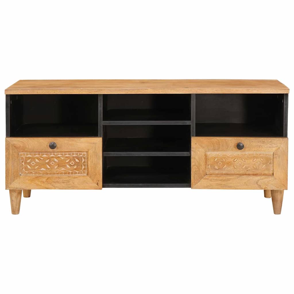 TV ormar s ladicama 100 x 33 x 46 cm Čvrsto drvo manga