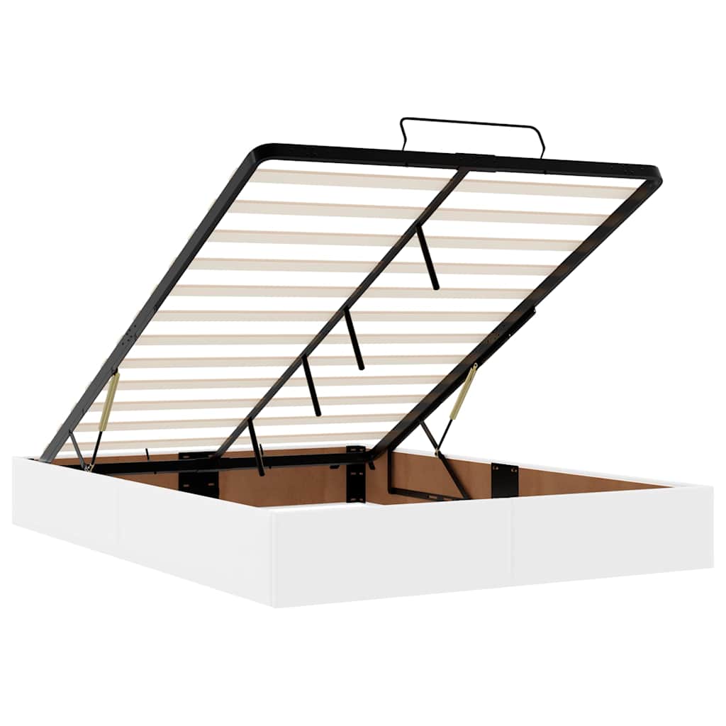 Otomanski krevet s madracima i LED 140x200cm umjetna koža