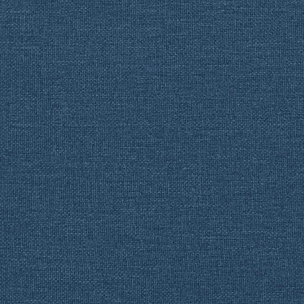 Ottoman krevet s madracima plavi 160x200 cm tkanina