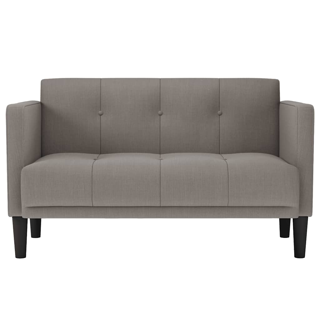 Dvosjed, sofa, taupe, 111 cm, tkanina