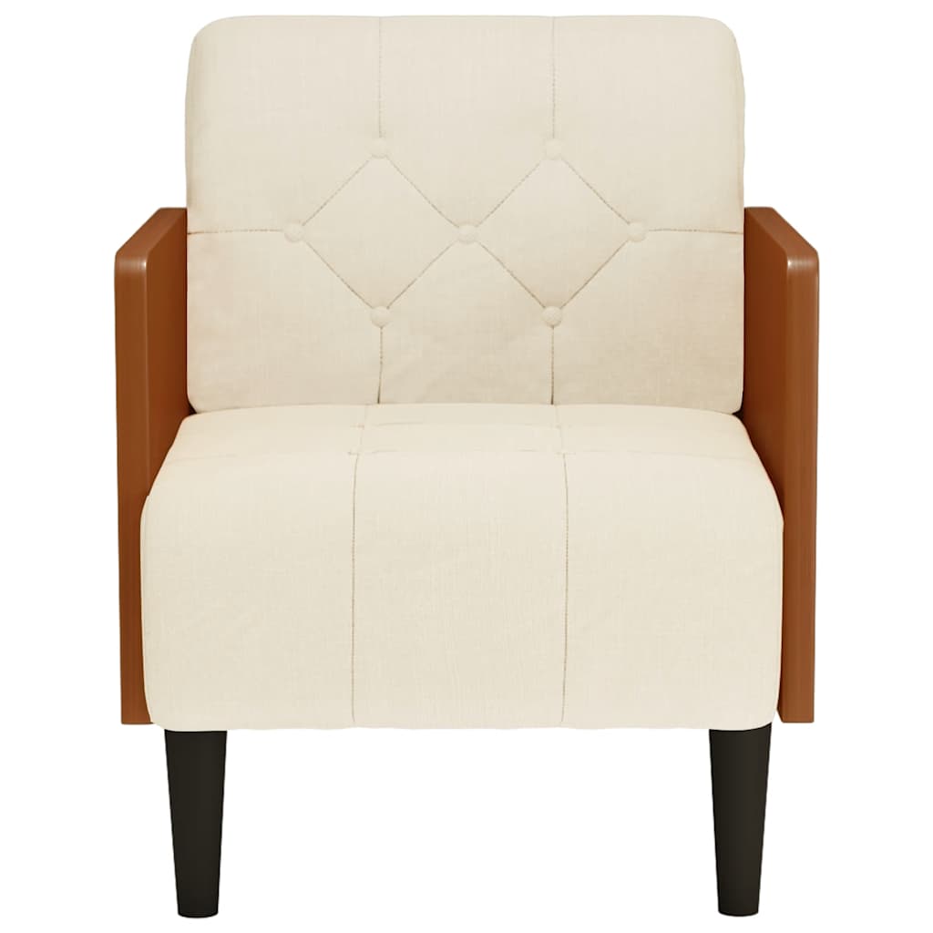 Sofa s naslonima za ruke 55 cm lanena