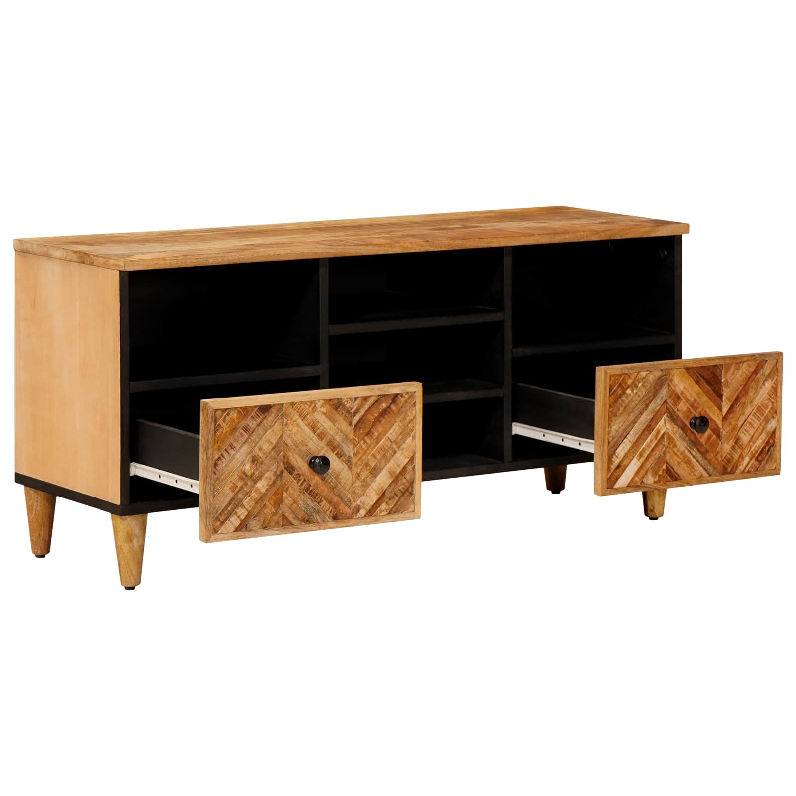 Ormari za skladištenje s ladicama Smeđa 100 x 33,5 x 46 cm