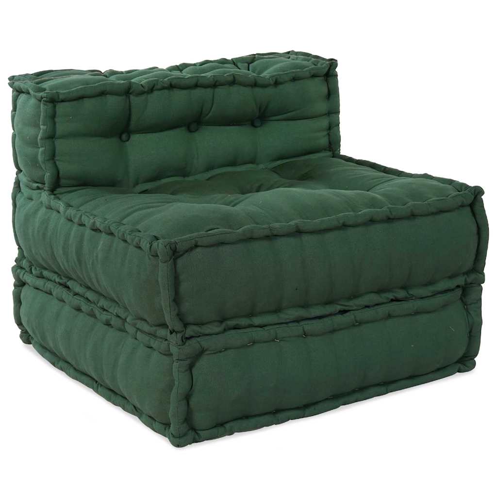 Modularna sofa 4 pcs Zelena Tkanina