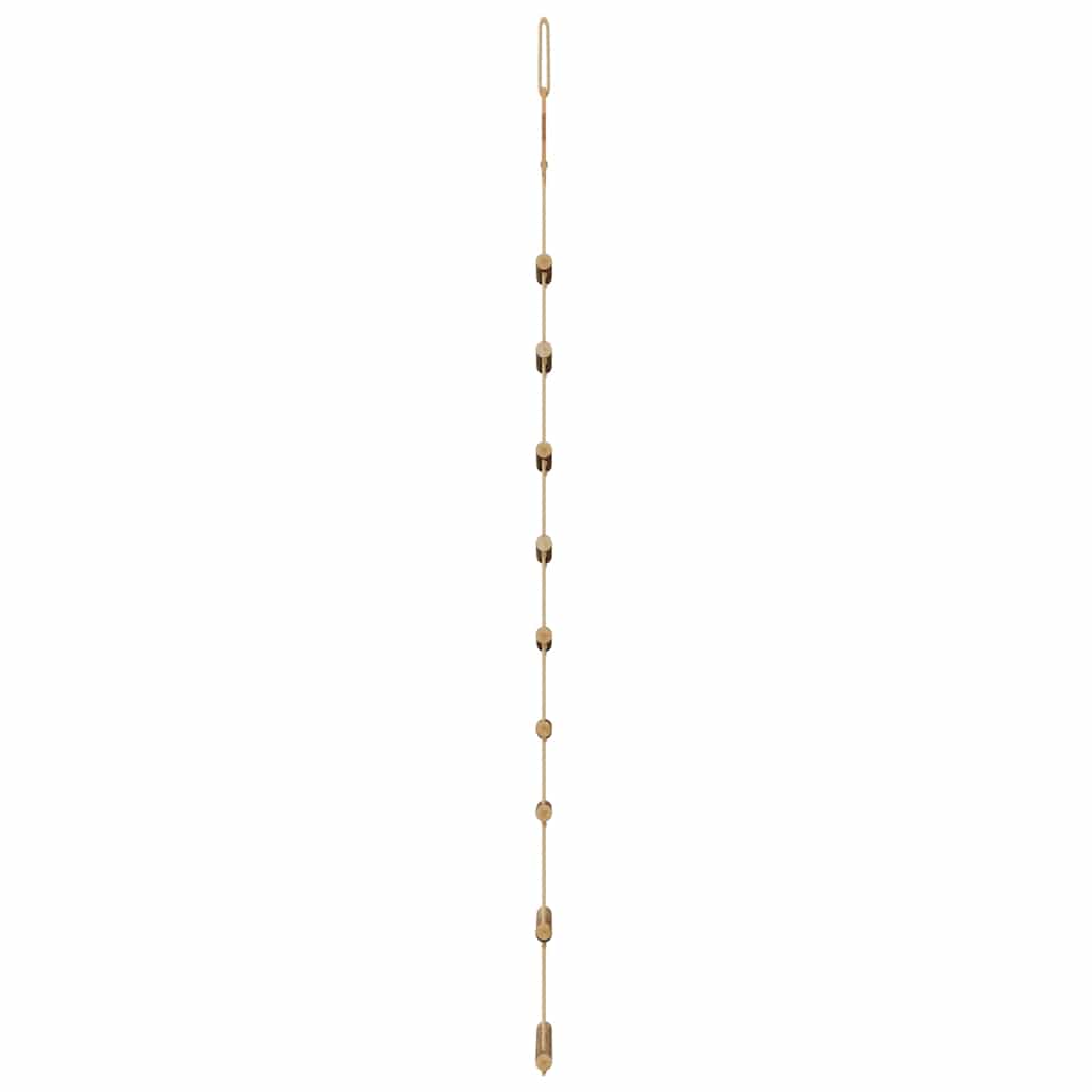Viseća božićna drvca s vrhom zvijezda 2 kom 55x120 cm prirodne grane