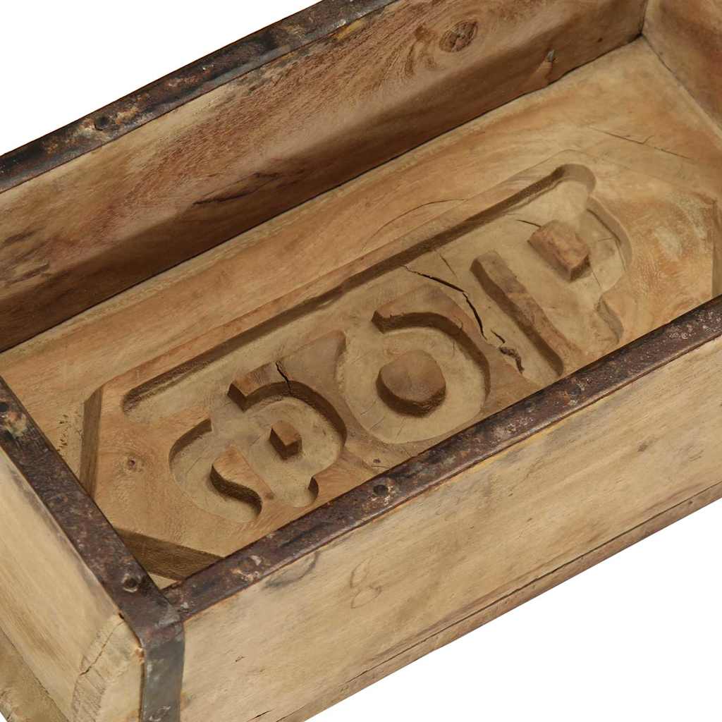 Pladanj Smeđa 30 x 15 x 9 cm Čvrsto drvo iz reciklaže