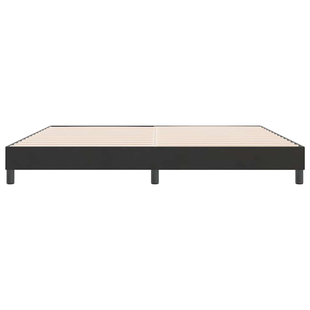 Krevet s boxspring oprugama bez madraca crni 180x220 cm baršun