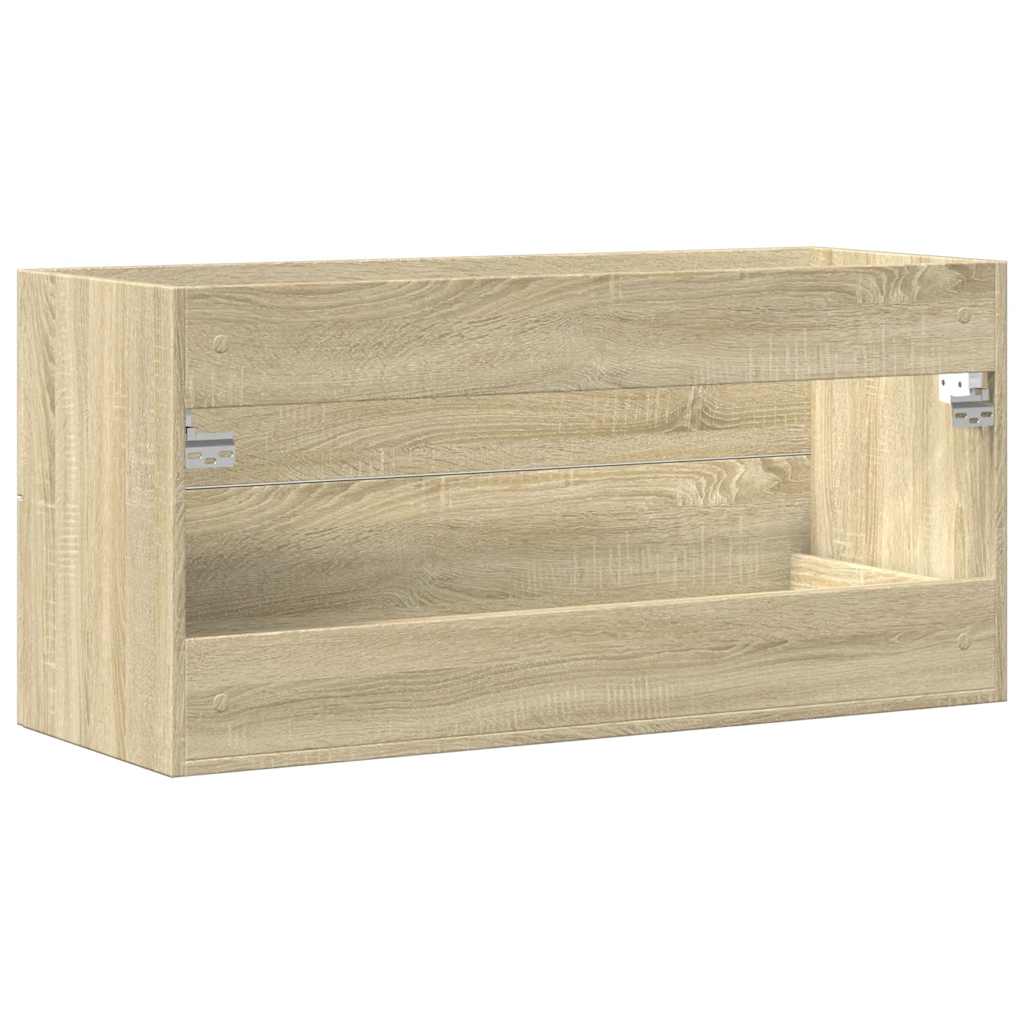 Ormarić za umivaonik boja hrasta sonome 100x38,5x48 cm iverica