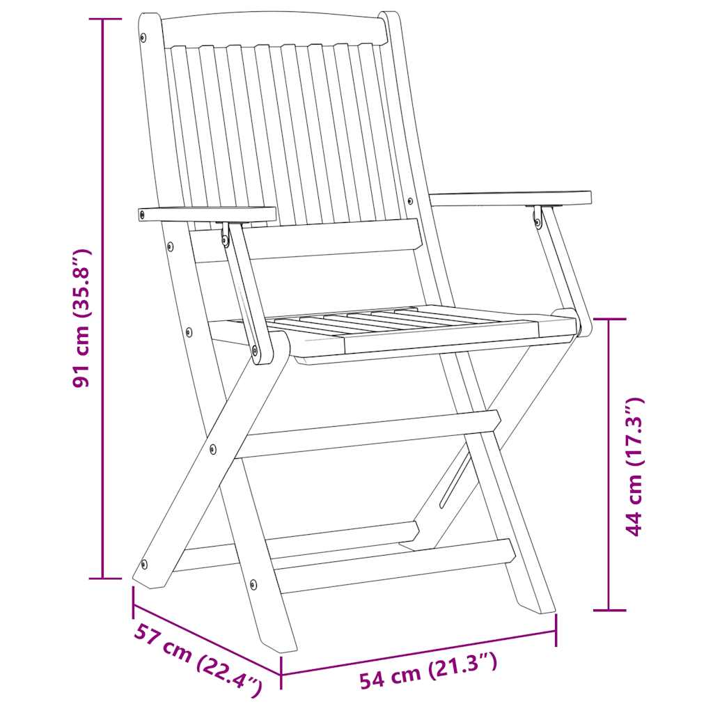 7-dijelni vrtni blagovaonski set 180x90x75 cm bagremovog drva