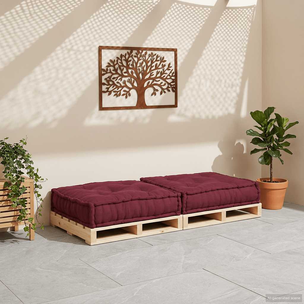 Modularna sofa, kestenjasta, 70x70x36, tkanina