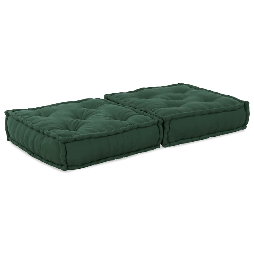 Modularna sofa zelena 70x70x36 tkanina