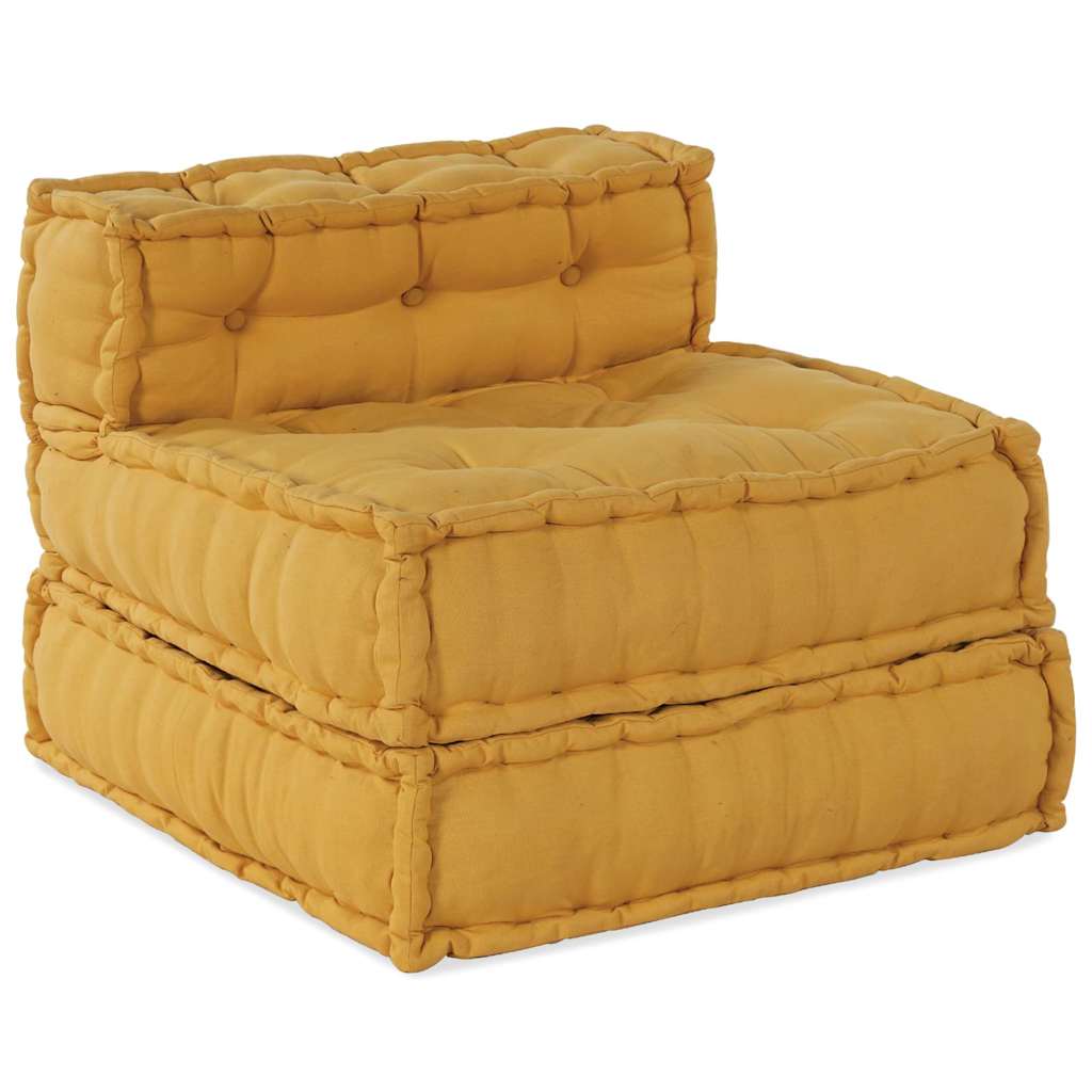 Modularna sofa žuta 70x70x54 tkanina