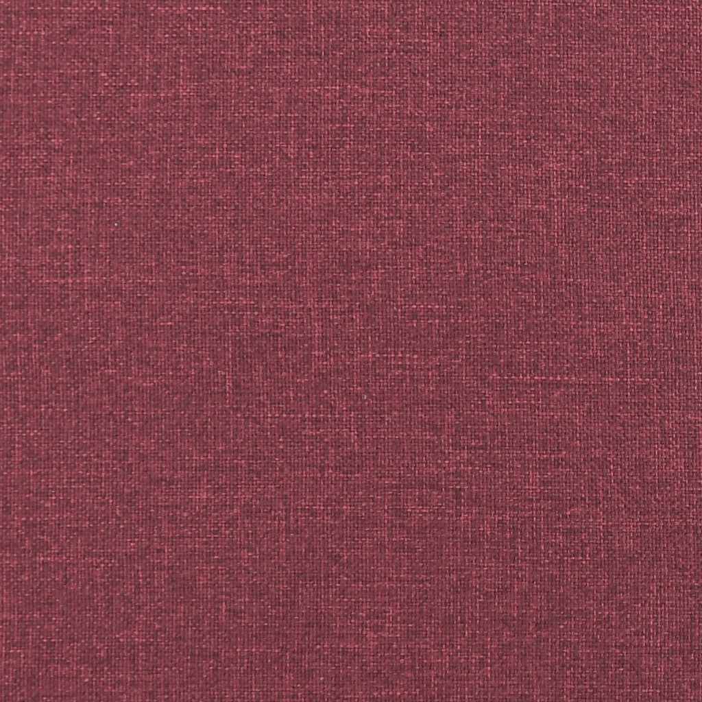 Modularna sofa s jastucima, vinsko crvena