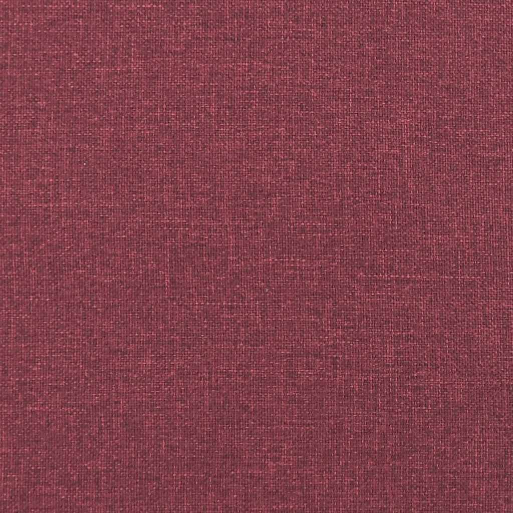 Modularna sofa s jastucima, vinsko crvena