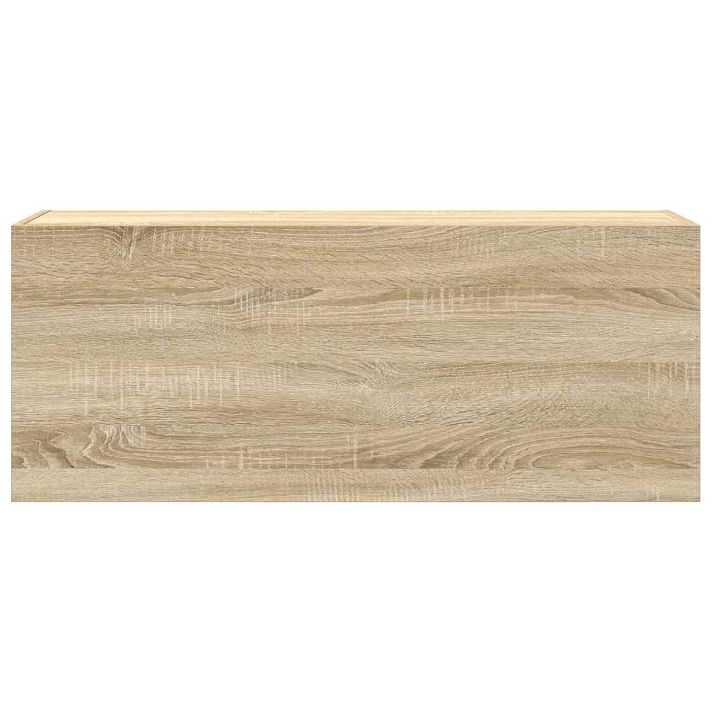 Kupaonski zidni ormarić sonoma hrast 100x25x40 cm izrađeno drvo