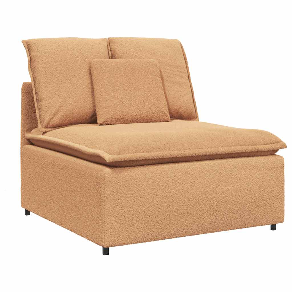 Modularni kauč s jastucima bež boje 100 cm