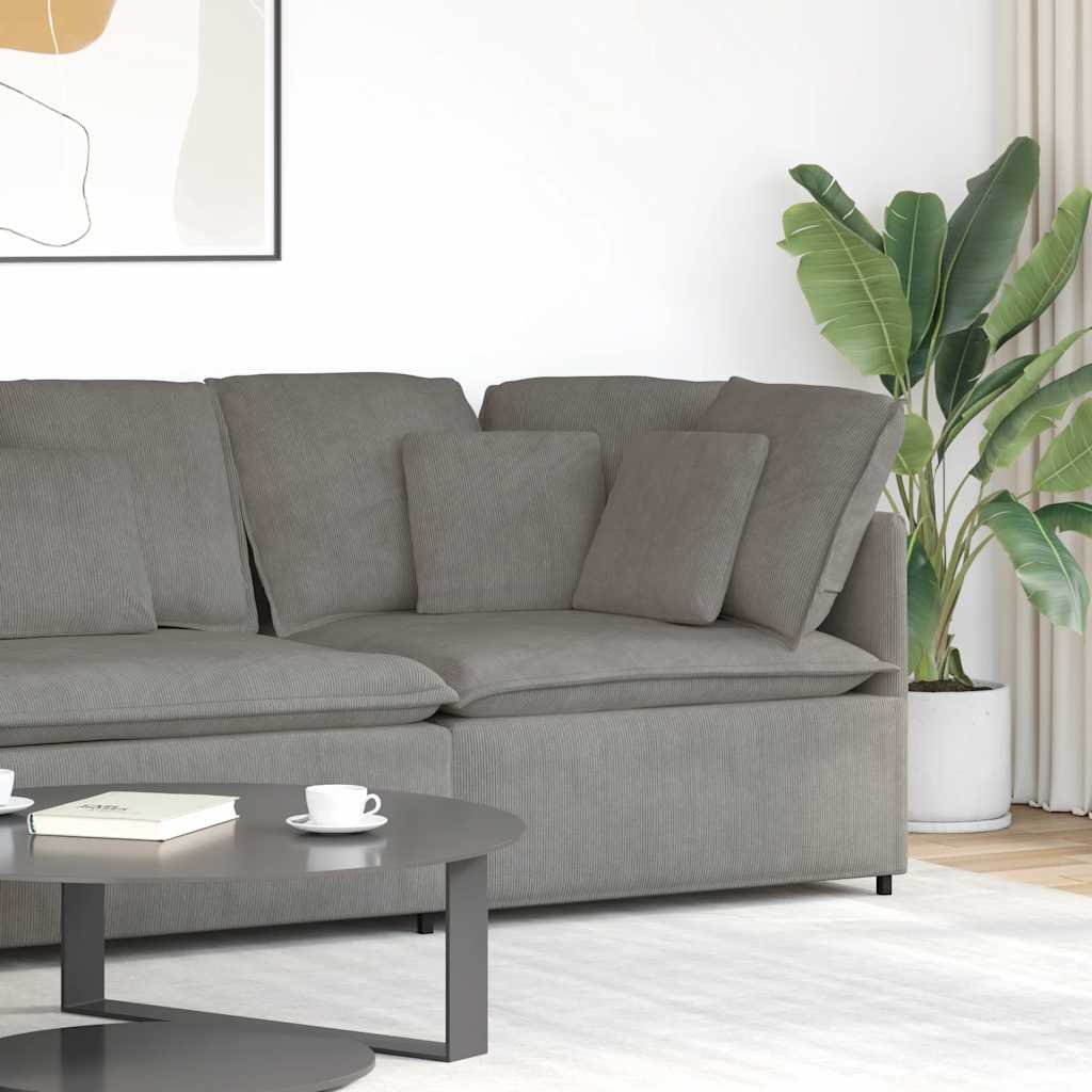 Modularna sofa Kutni modul s jastucima svijetlo siva 100 cm