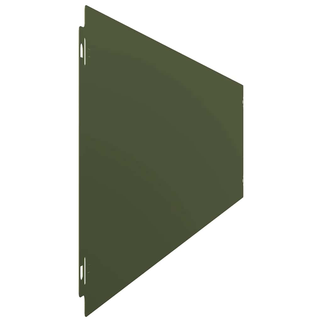 Rubovi za travnjak 10 kom Maslinasto zeleni 20x103 cm
