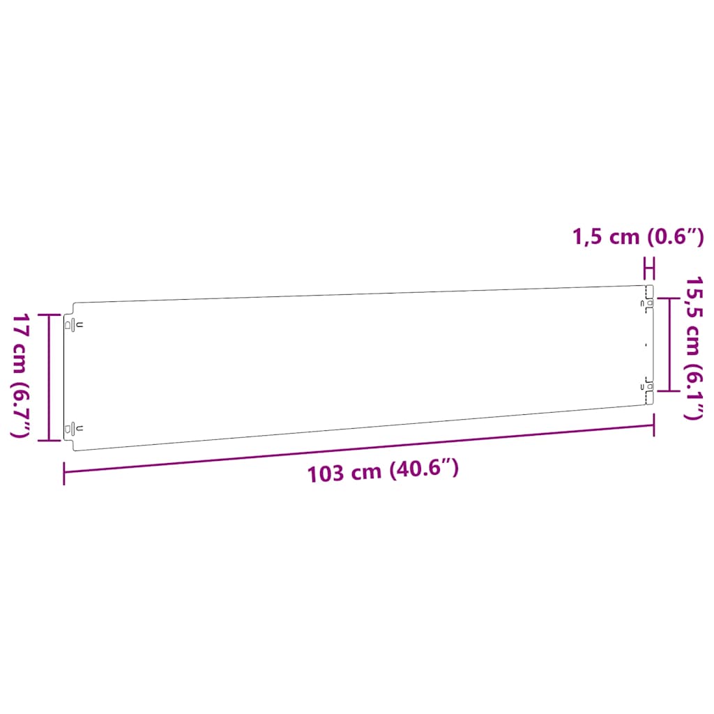 Rubovi za travnjak 10 kom Maslinasto zeleni 20x103 cm
