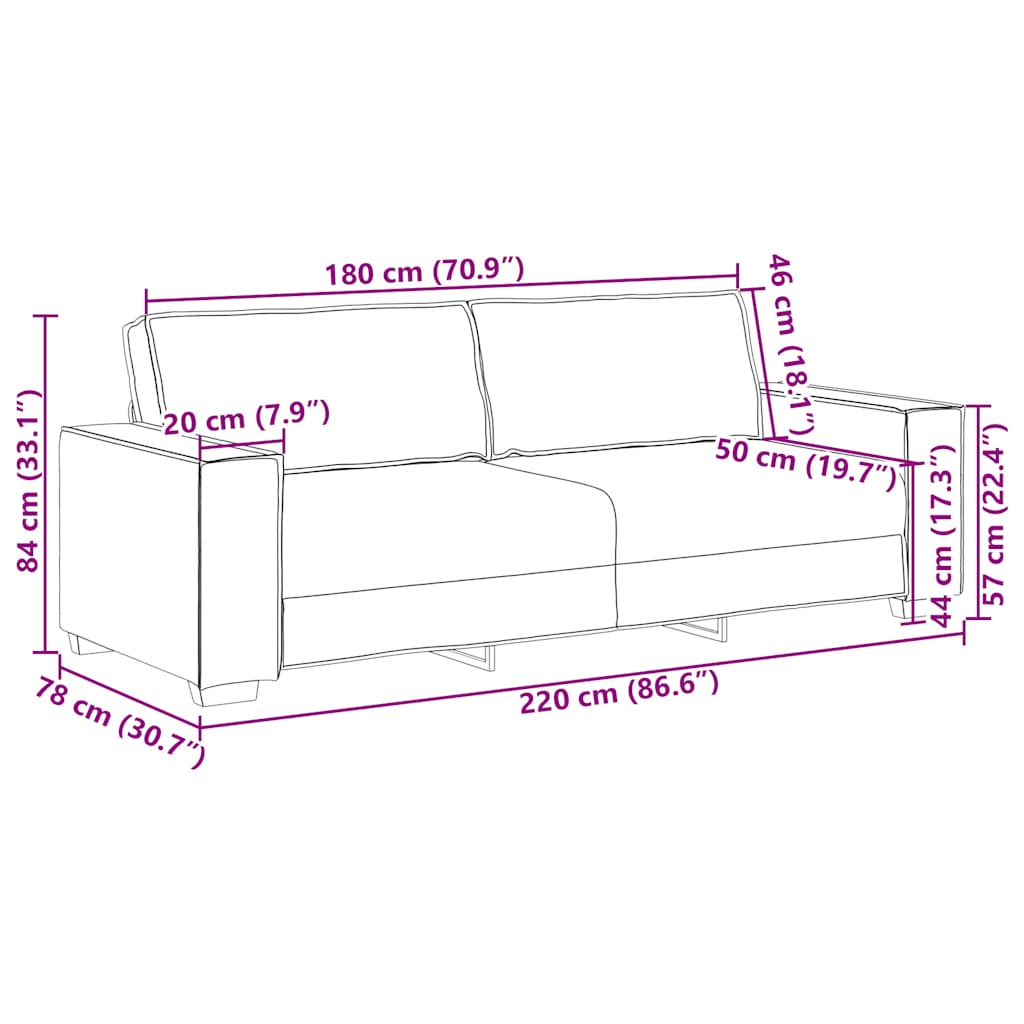 Dvodijelni set sofa s jastucima, tamnozelena tkanina