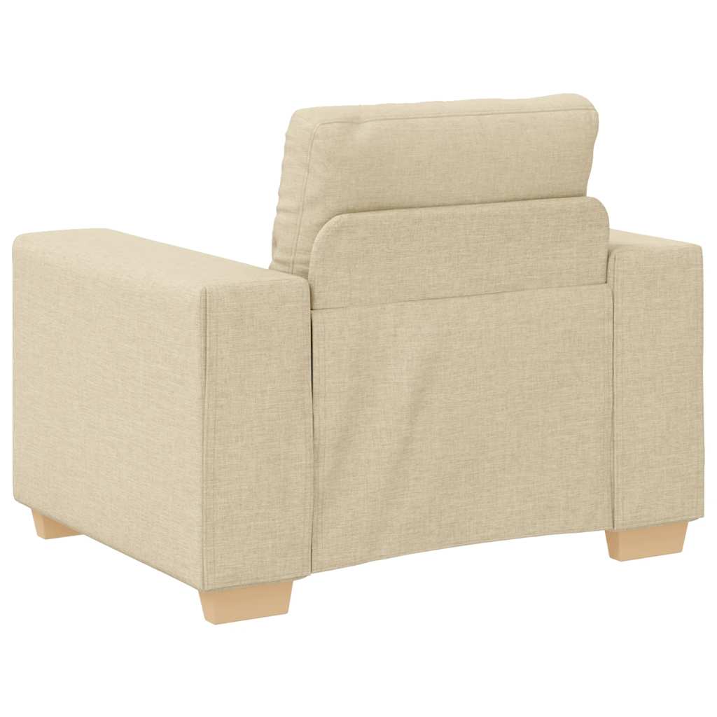 Sofa fotelja krem 100x78x80 cm tkanina