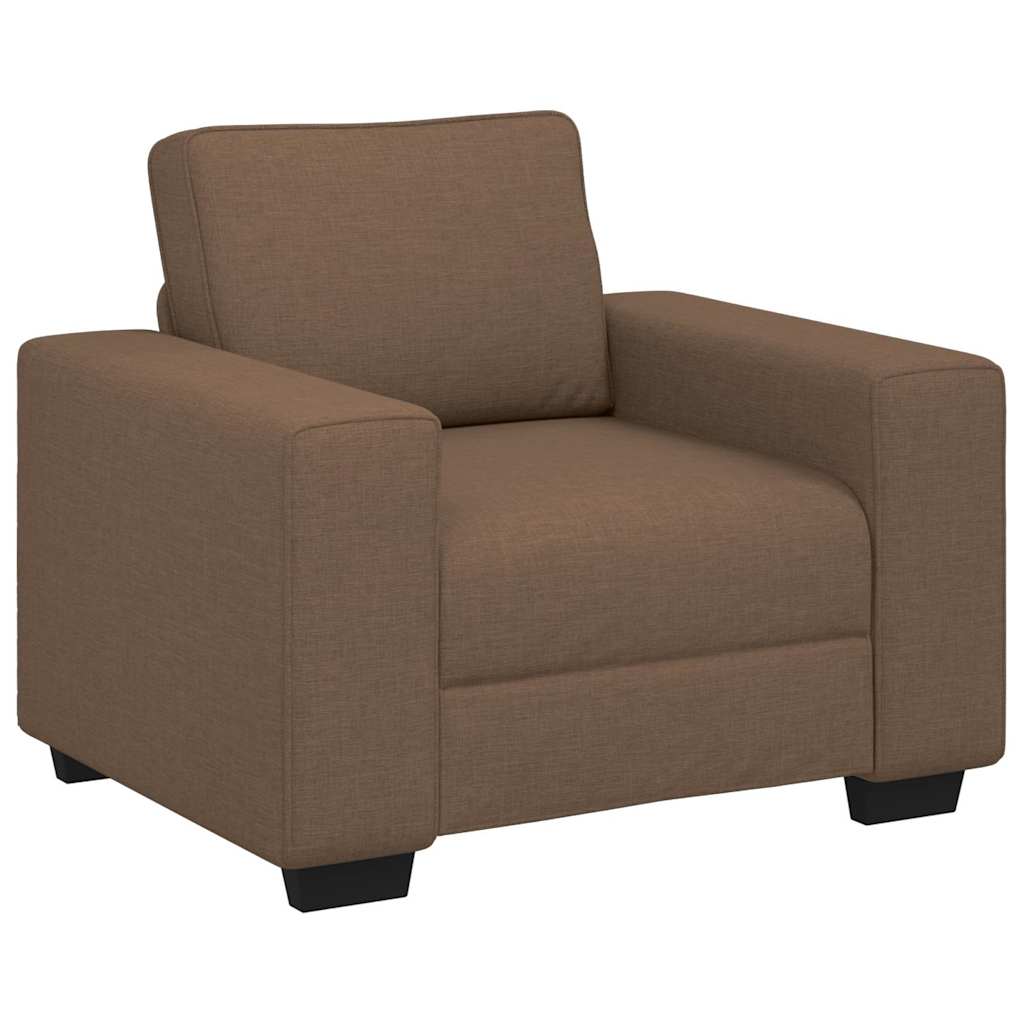 Sofa fotelja smeđa 100x77x82 cm tkanina