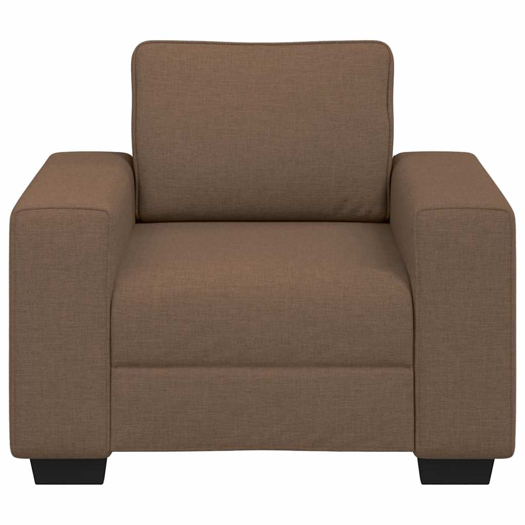 Sofa fotelja smeđa 100x77x82 cm tkanina