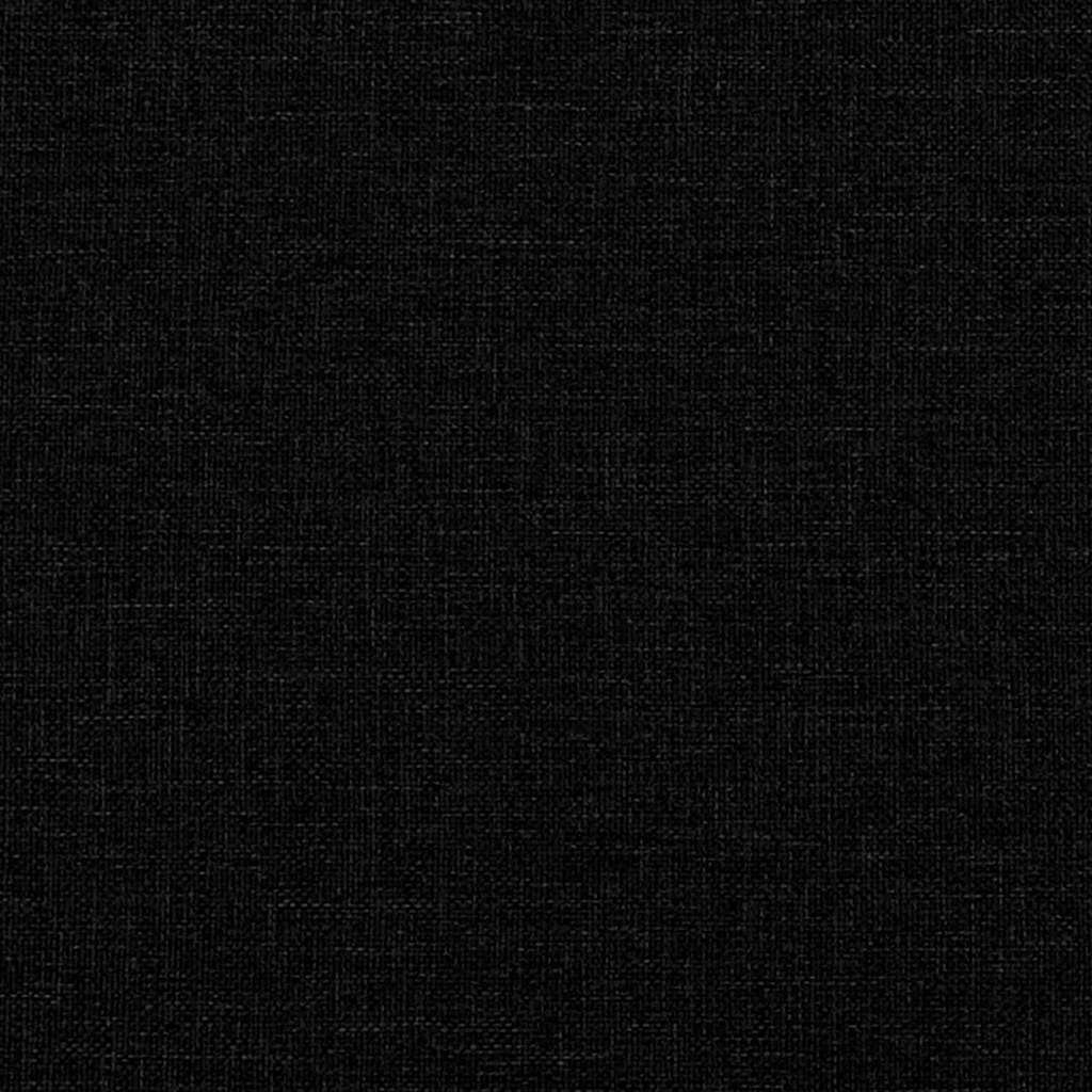 Dvosjed Kauč Crni 160x77x82 cm Tkanina