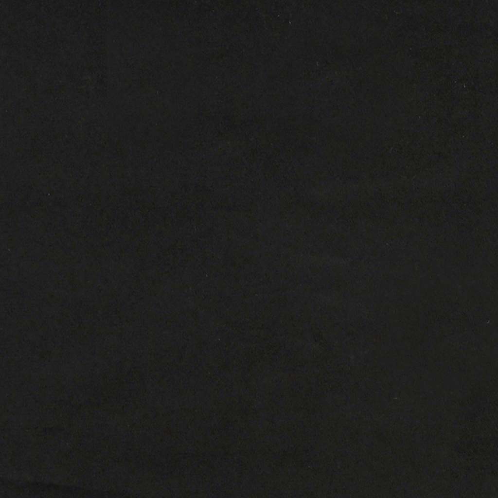 Dvosjed Crni 160x77x82 cm Baršun