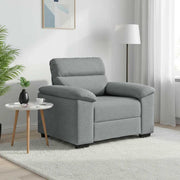Sofa fotelja svijetlosiva 100x81x84 cm tkanina